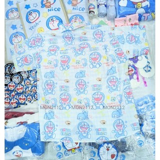 Áo sơ mi Doraemon Doremon vải lụa form rộng xinh xắn
