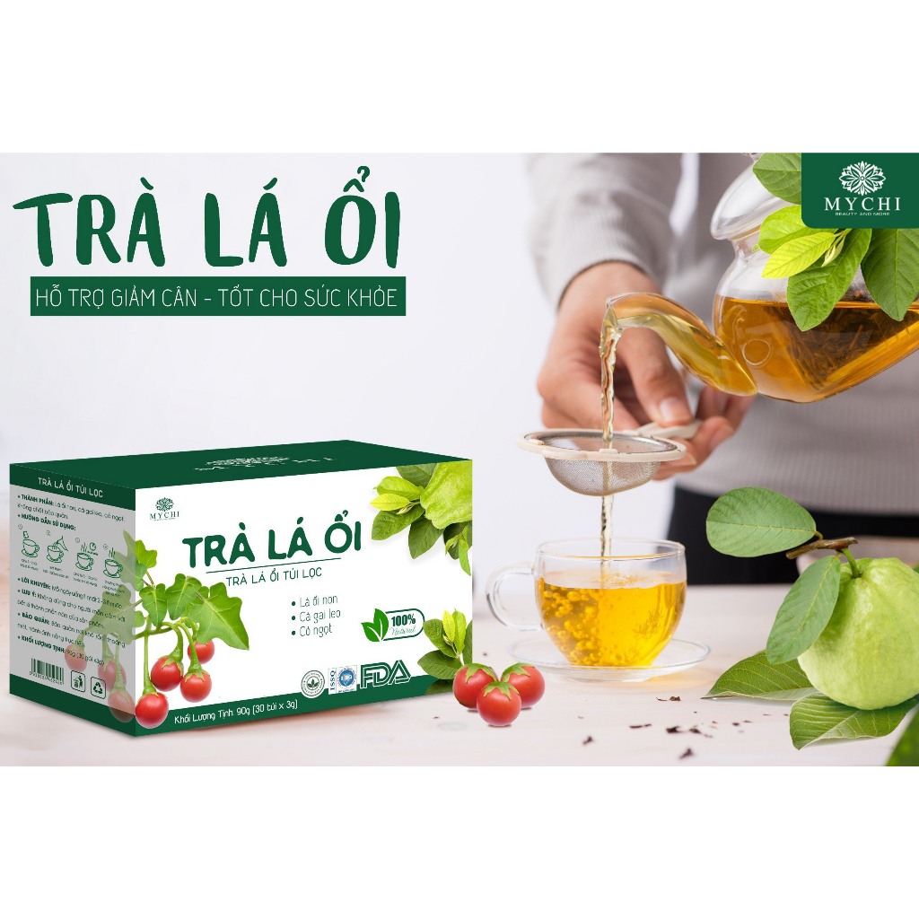 Trà lá ổi tiêu m.ỡ bye Béo