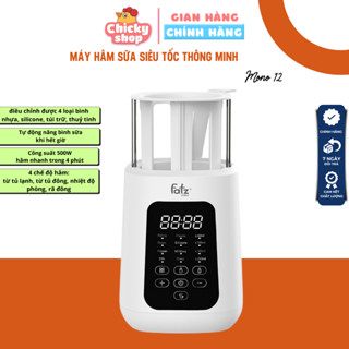 Máy hâm sữa siêu tốc thông minh Mono 12 FATZBABY FB3011KB hâm sữa nhanh 4 phút với 4 chế độ hâm