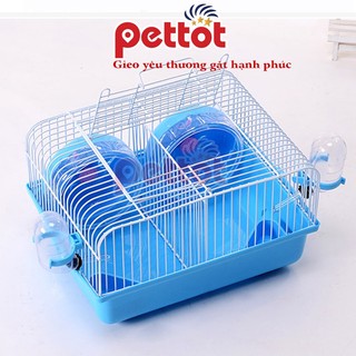 Lồng ngăn đôi mini dành cho hamster - Pettot