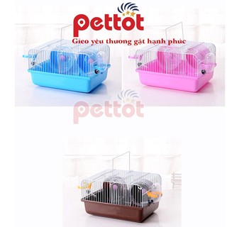 Lồng ngăn đôi mini dành cho hamster - Pettot