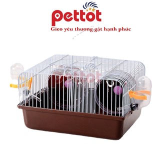 Lồng ngăn đôi mini dành cho hamster - Pettot