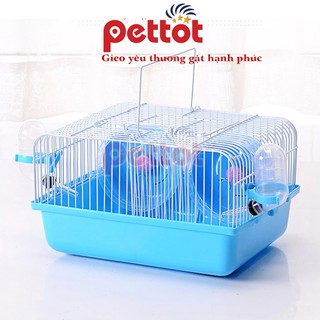Lồng ngăn đôi mini dành cho hamster - Pettot