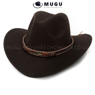 Mũ Cao Bồi Nỉ CB05 Đa Dạng Về Màu Sắc - Mũ Phớt Nam Cao Bồi Chất Lượng | MUGU