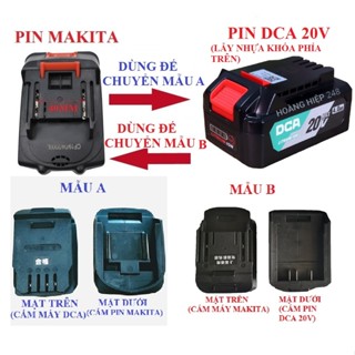 SV Đế chuyển pin DCA 20V thành pin Makita 18V (2 chân)