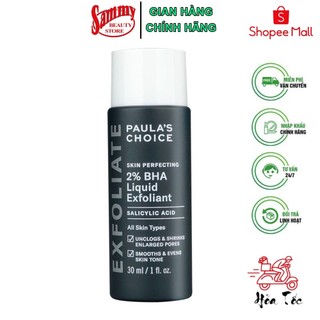 Dung dịch karmel tẩy da chết paula’s choice 2% bha 30ml skin perfecting 2% bha liquid