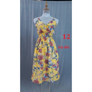 Đầm 2 dây Tole thái, nhiều màu