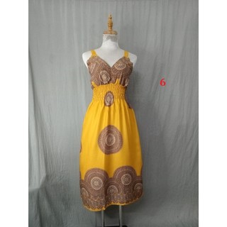 Đầm 2 dây Tole thái, nhiều màu