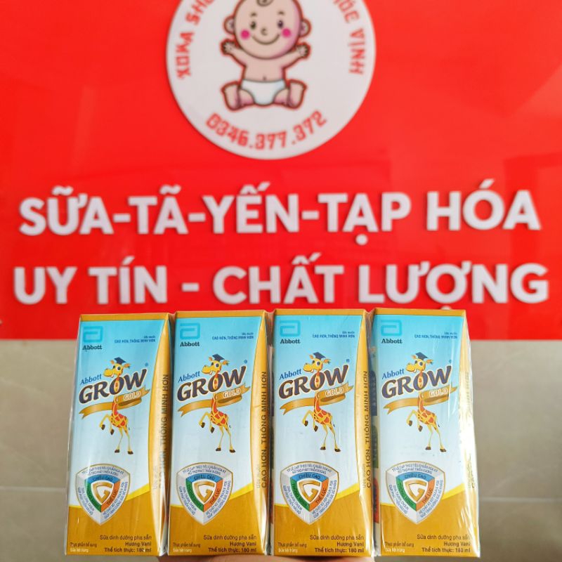 Thùng sữa nước Abbott Grow Gold 110ml/180ml ( thùng 12 lốc)