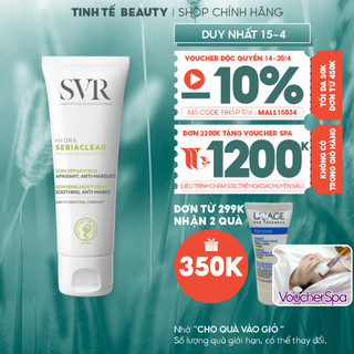 Kem dưỡng ẩm dành cho da dầu mụn mờ vết thâm sau mụn SVR Sebiaclear Hydra 40ml