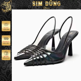 GUỐC ZR MŨI NHỌN SANG TRỌNG ĐEN BE CAO 9 PHÂN HOT ( Chuẩn Size) 7666#