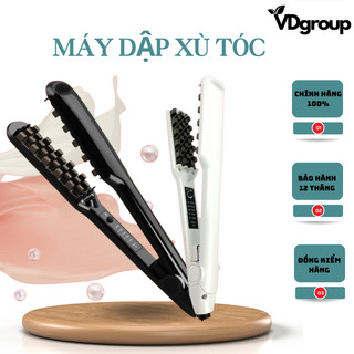 Máy dập xù bấm tóc phồng chân tóc vuông cao cấp bảo hành 12 tháng-VD.STORE