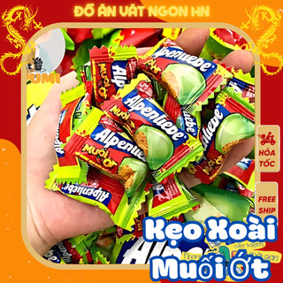 Kẹo alpenliebe xoài muối ớt đồ ăn vặt cổng trường ngon cay giá rẻ