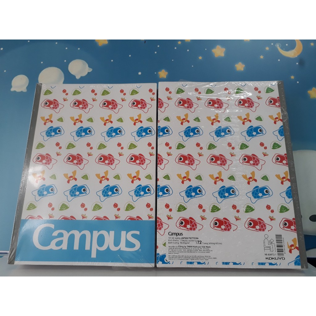 Combo 5 quyển Vở kẻ ngang 72 trang NBBJAP72