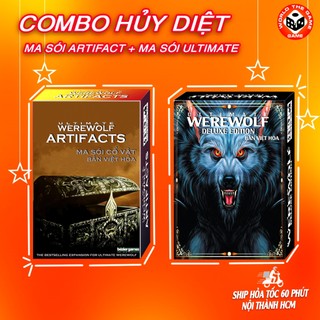 [ COMBO HỦY DIỆT ] Bộ bài ma sói Artifact cổ vật + Bộ bài ma sói ultimate- VIỆT HÓA Phiên bản đặc biệt siêu hấp dẫn