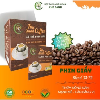 [GU HIỆN ĐẠI] Phin giấy cà phê nguyên chất Arabica & Robusta Khe Sanh