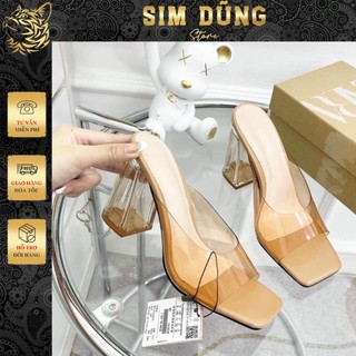 Guốc cao gót 1 quai 8 phân hot trend ( Chuẩn Size) 7354