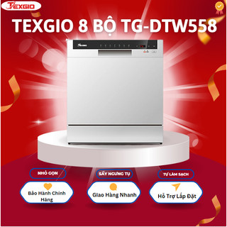 Máy rửa bát Texgio 8 Bộ TG-DTW558