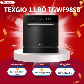 Máy rửa bát texgio wifi 11 bộ tgwf98sb