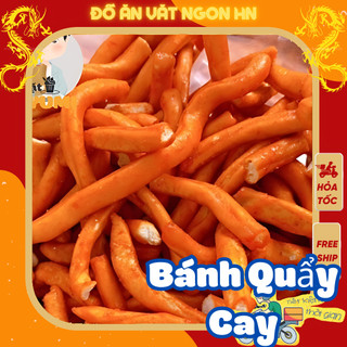 Quẩy cay 500g đồ ăn văt bim bim tẩm vị ăn vặt tuổi thơ ngon giòn hấp dẫn giá rẻ