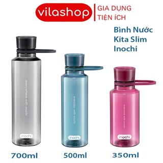 Bình Nước Chịu Nhiệt KITA SLIM 350ml - 500ml - 700ml, Nhựa Tritan An Toàn Không Mùi