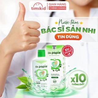 Nước Tắm Thảo Dược Dr Papie Giúp Giảm Mẩn Ngứa Và Rôm Sảy, Hỗ Trợ Làm Sạch, Mát Da Bé - Chai 230ml