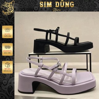 Sandal ck đen tím hot trend năm nay