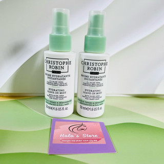 Xịt dưỡng ẩm và gỡ rối tóc Christophe Robin Hydrating Leave-in Mist With Aloe Vera