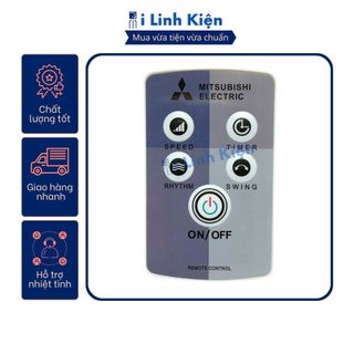 Điều khiển Remote quạt Mitsubishi cho quạt cây và quạt treo tường chất lượng cao.
