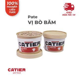 Pate tươi CATIER cho chó mèo từ 2 tháng tuổi vị " BÒ BĂM" 500gram