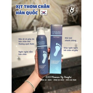 Xịt khử mùi chân Cooling Fresh 180ml