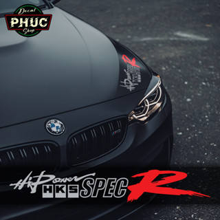 Tem capo xe hơi ô tô chữ SPEC thể thao cá tính đền bền đẹp