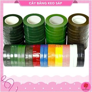 Cây băng keo sáp, lốc băng keo sáp, băng dính sáp dài 28m , sáp quấn cành, làm gốc bonsai, quấn hoa tươi