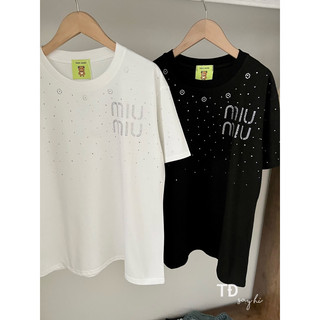 Áo Thun Cộc Tay Đá Miu Miu 🍉🍉