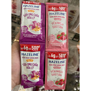Sữa tắm Hazaline dây 12 gói