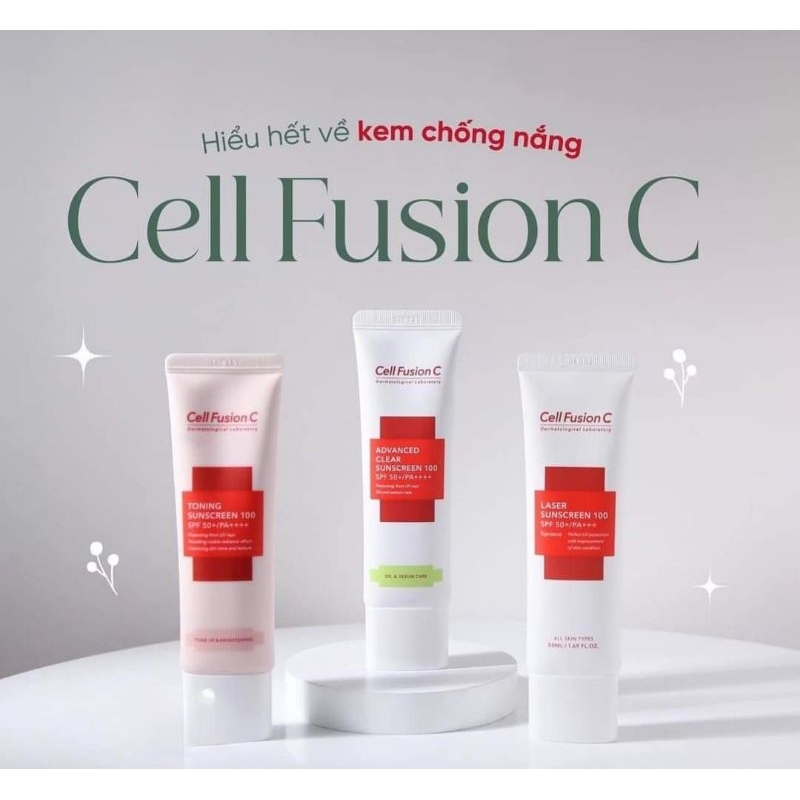 Kem chống nắng Cell Fushion C