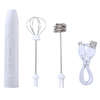 Máy đánh trứng, trộn, tạo bọt cà phê mini whisk chạy điện cầm tay