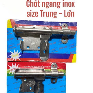 Chốt cửa,Chốt ngang inox trung,lớn [Hàng chất lượng]