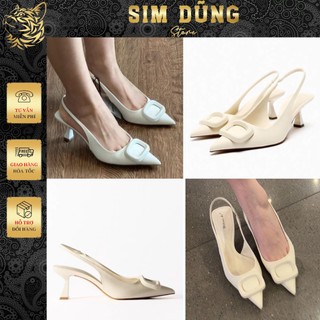 GUỐC ZRAA SANG CHẢNH 2 MÀU TRẮNG ĐEN CAO 4 PHÂN CỰC KỲ HOTTREND (Chuẩn Size) 25070-7