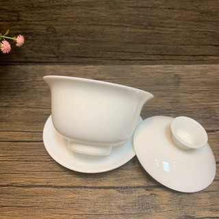 Chén Khải Sứ Trắng Bạch Định Chén Khải Pha Trà Chén Uống Trà Thưởng Trà Cao Cấp Lamtaobao
