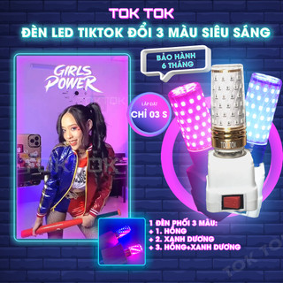 Đèn LED tiktok đổi màu 3 trong 1 đèn led toktok cực đẹp bền xịn