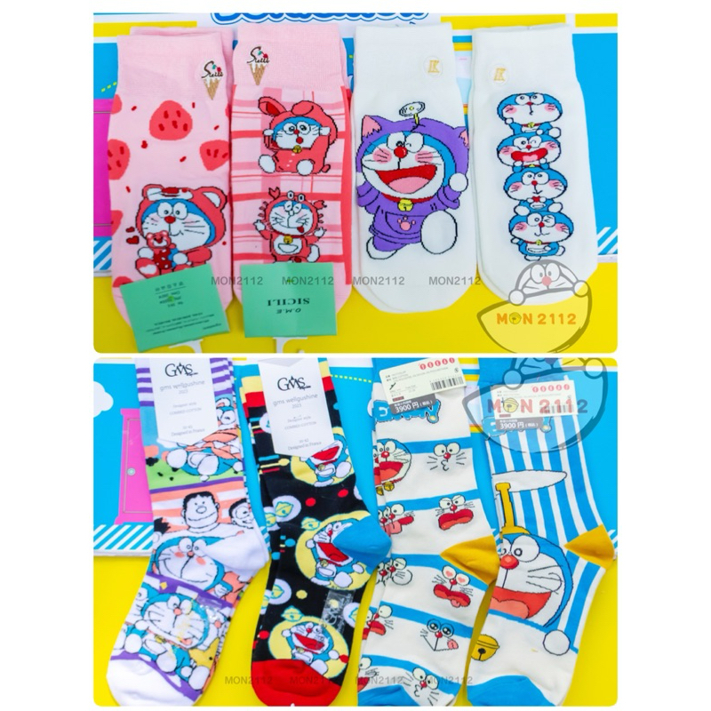 Tất vớ Doraemon Doremon cổ cao người lớn