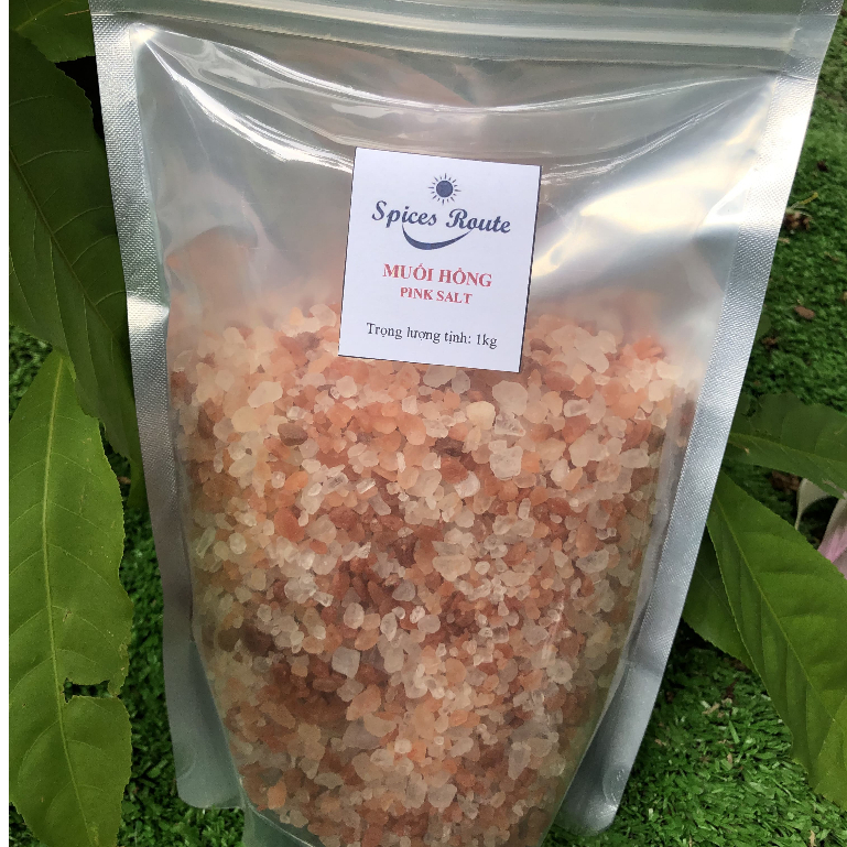 Muối hồng himalaya hữu cơ, muối hồng màu đẹp pink salt, muối hồng himalaya organic Spices Route