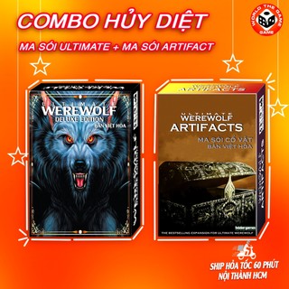 [COMBO HẤP DẪN] Bài ma sói ultimate + bộ ma sói Artifact việt hóa phiên bản mới