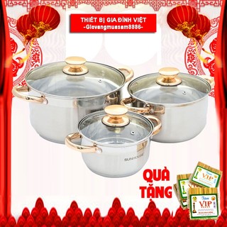 Bộ nồi inox 5 đáy SUNHOUSE SH781