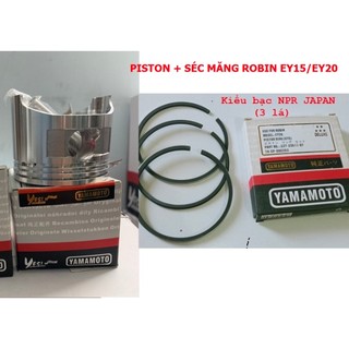 Robin EY20 Bộ (Piston+ Séc măng) D=67mm