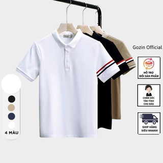 Áo Polo Nam Gozin Official Premium, Mềm Mịn, Thấm Hút, Phối Màu Tay Áo Lịch Lãm -JA05