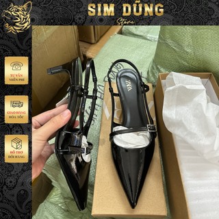 GUỐC DA SIÊU SANG CHẢNH ZR MŨI NHỌN CAO 4P CỰC HOT NĂM NAY ( Lùi 1 Size) 8092-2