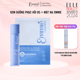 Bộ đôi phục hồi đa tầng Kem Dưỡng Phục Hồi B5 Complex & 5 Mặt Nạ Sinh Học Phục Hồi Da B5 Complex Emmié By HappySkin