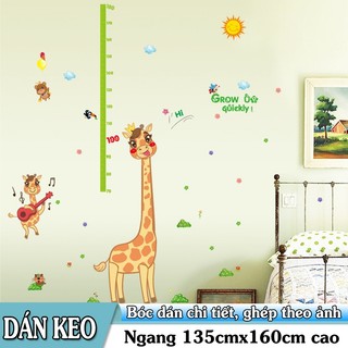 Decal thước đo hươu con vui nhộn